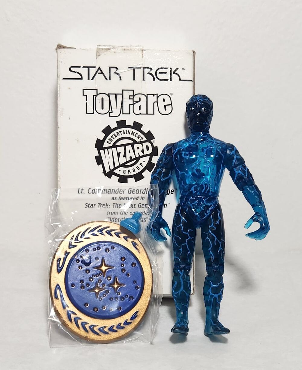Toyfare Star Trek 5" Lt. Commander Geordi LaForge From Identity Crisis Pre-owned